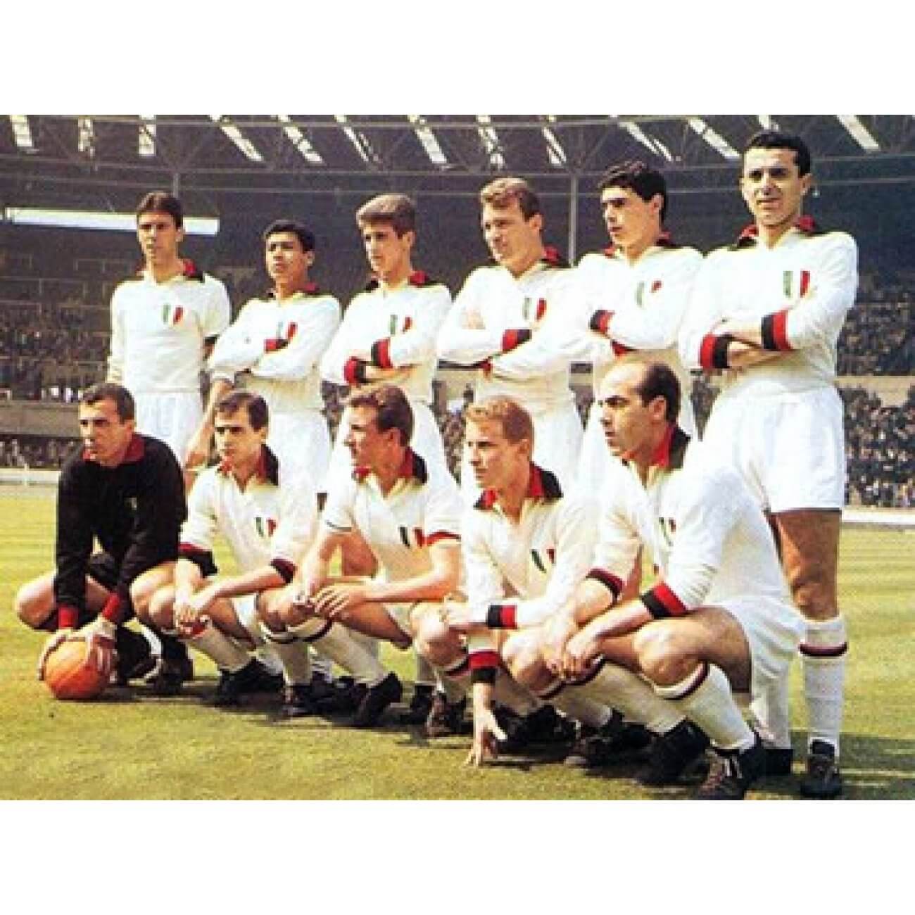 L'AC Milan des années 60 sur le terrain de jeu