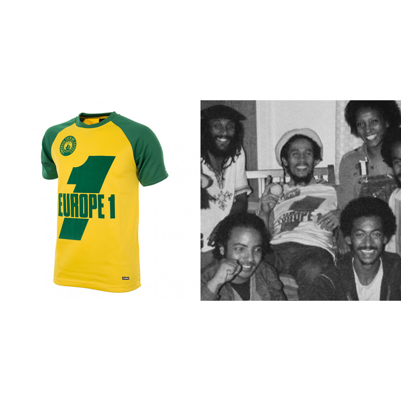 Maillot Nantes 1980 Europe 1 Bob Marley