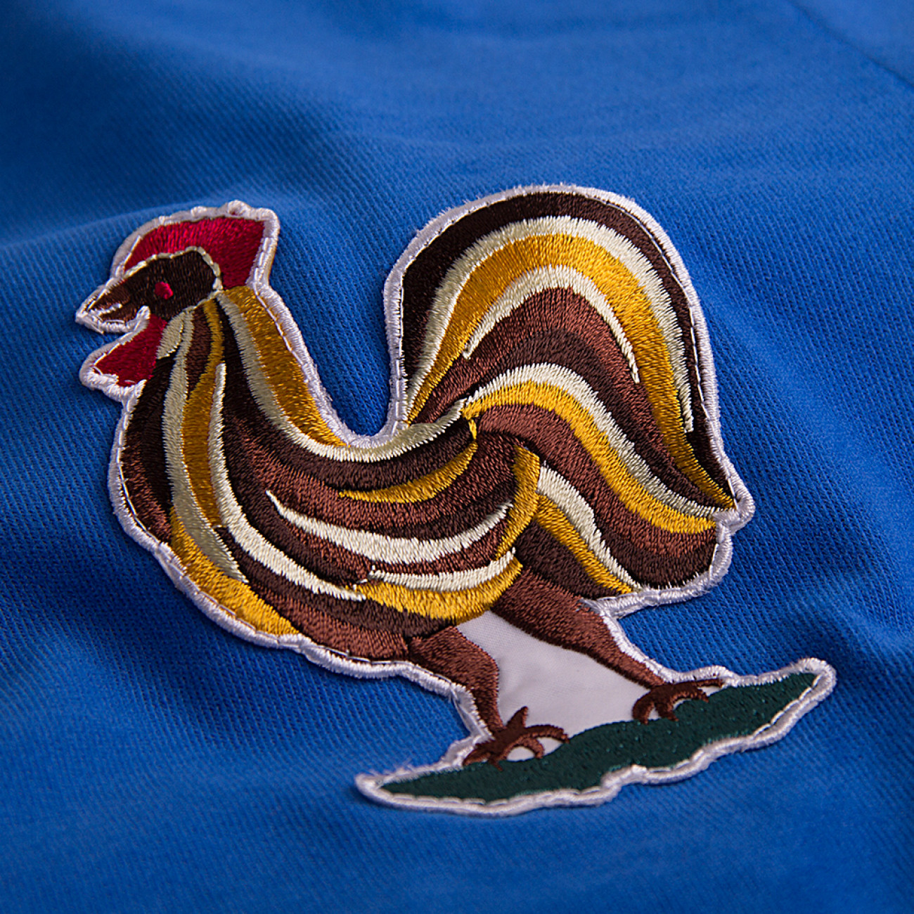 Maillot Vintage France Le Coq Sportif – Années 70 – #10 – Taille S – Extérieur Blanc