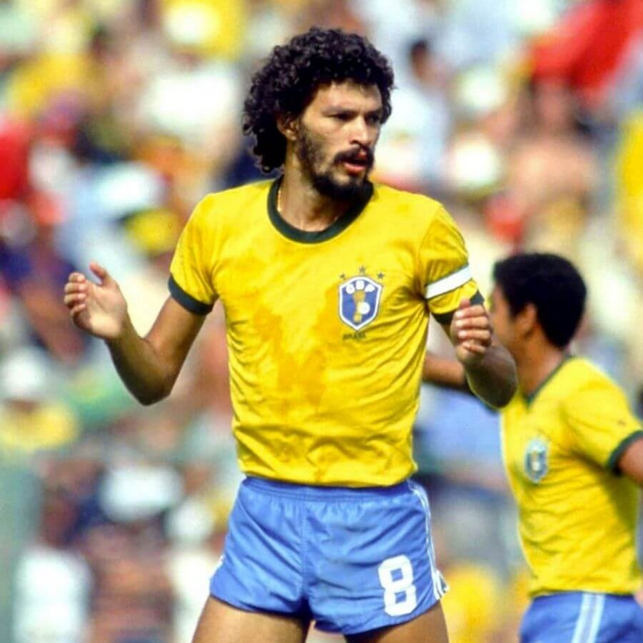 Maillot Brésil Vintage – Socrates – Taille L