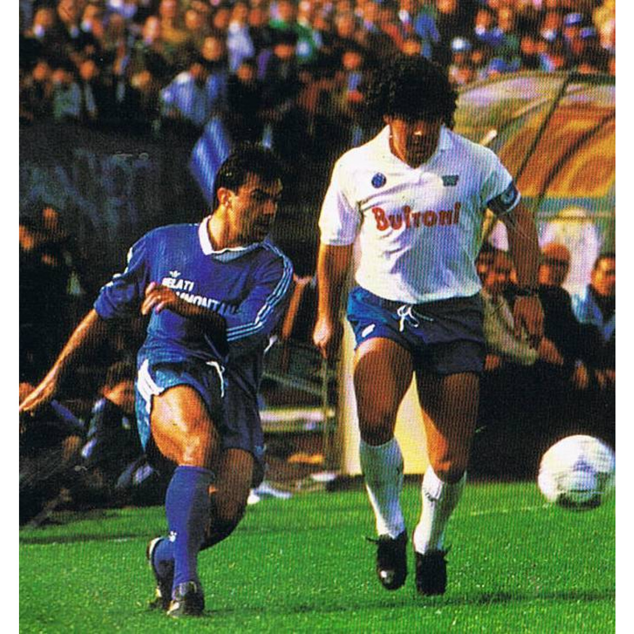Maillot Naples SSC Blanc – Manches Courtes, Taille L – Neuf Avec étiquettes