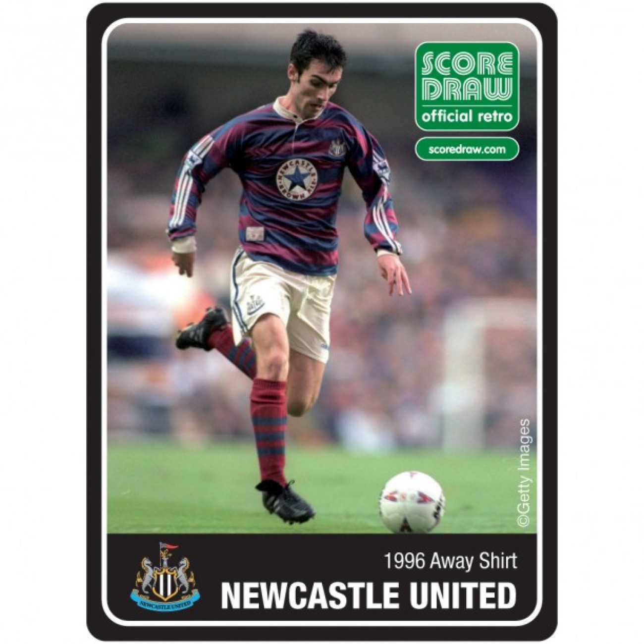 Maillot Extérieur Newcastle United 1995-96 Adulte Taille M - Adidas Original - Occasion Très Bon état