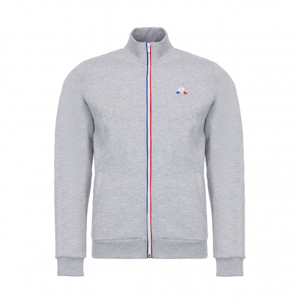Sweat Zippé Essentiels Gris