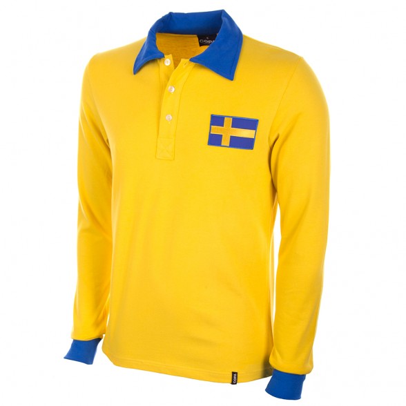Maillot rétro Suède Coupe du monde 1958