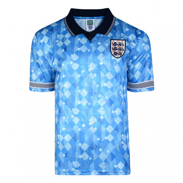 Maillot rétro Angleterre 1990 Extérieur Azur