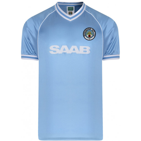 Maillot retro Manchester City 1982 Retrofootball