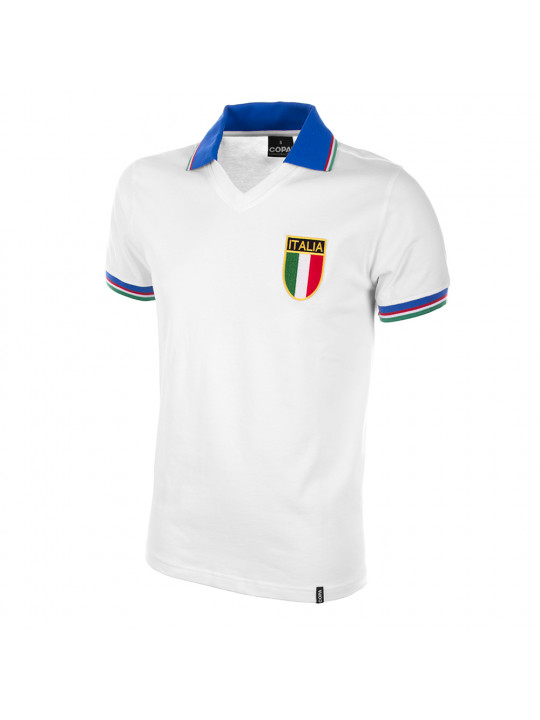 Maillot rétro Italie Coupe du monde 1982 extérieur
