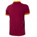 Vue de derrière du maillot vintage AS Roma 1977/78. Maillot officiel de la Roma