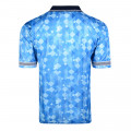 Maillot retro Angleterre 1990 Extérieur Azur espalda