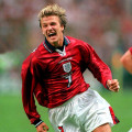 David Beckham Maillot Retro Angleterre 1998 Extérieur