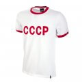 Maillot vintage CCCP années 1970 blanc extérieur.