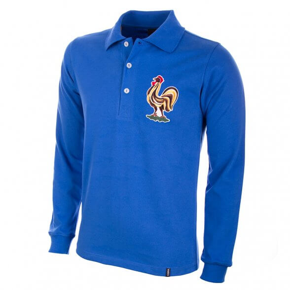Retro chelsea années 50 brodé football t-shirt
