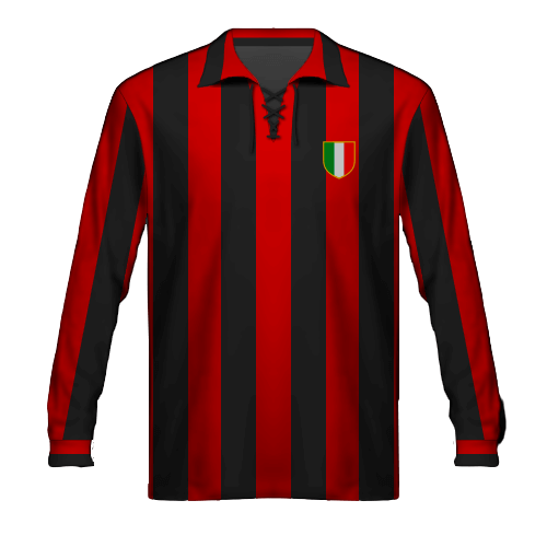 Camiseta Milan 1957-58