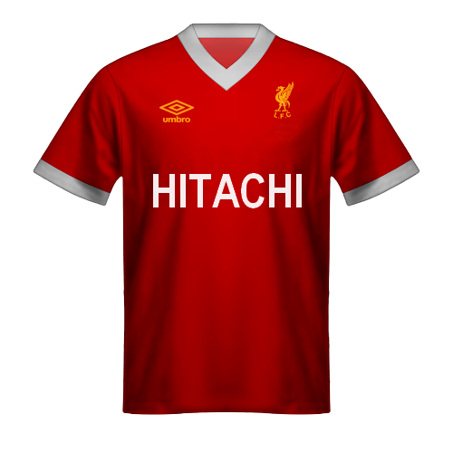 Camiseta Liverpool 1978 Hitachi