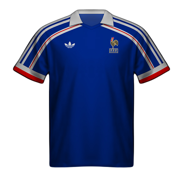 Camiseta Francia 1986