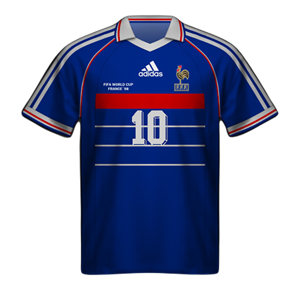 Camiseta Francia 1998
