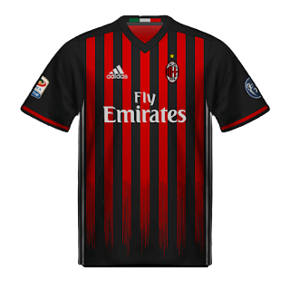Camiseta Milan 2016/17