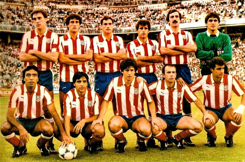 Atletico de Madrid 1985-86 Maillot vintage Atletico Madrid