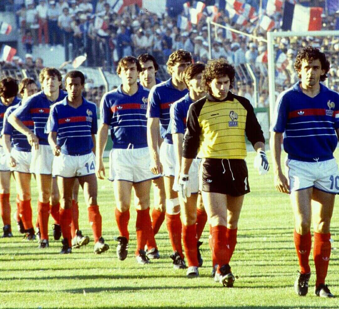 Maillots de foot aux couleurs de la France