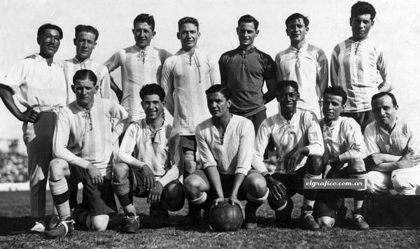 L'équipe de football argentine en 1925