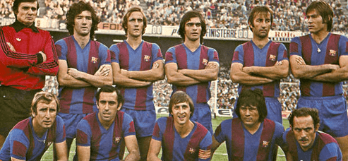 Les années 70 de Cruyff Barcelone FC