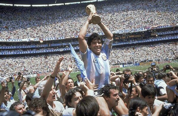 Diego Armando Maradona, la championne du monde en 1986