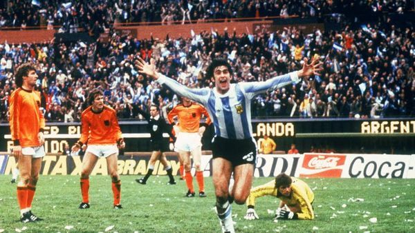 Mario Kempes à la Coupe du monde 1978 en Argentine