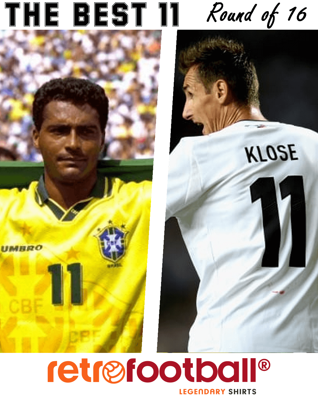 meilleur numéro 11 - Romario Klose