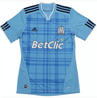 Camiseta Olympique Marsella 2010-2011 portero Adidas