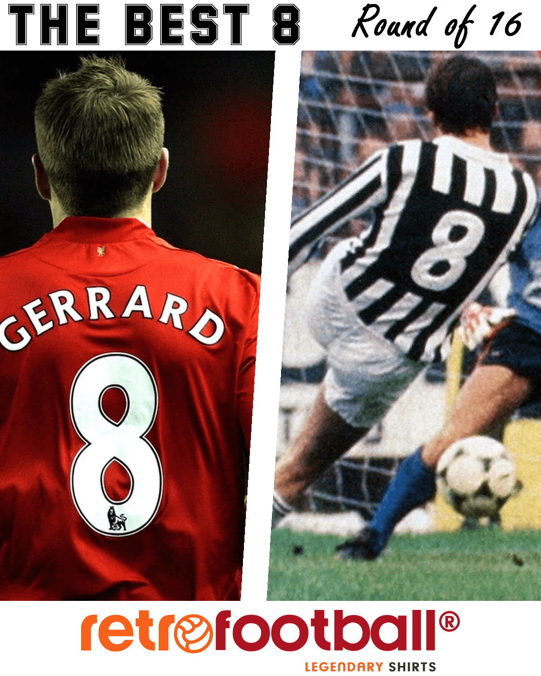 Le meilleur numéro 8 du football : Gerrard vs Tardelli